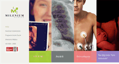 Desktop Screenshot of clinicamilenium.com.ec
